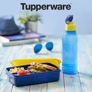 ️ Tupperware Coolteen Lunch Set &amp; Bottle In Blue (Dinning &amp; Drinking Bottle)