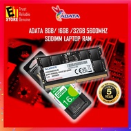 ADATA 8GB / 16GB / 32GB DDR5 5600MHZ SODIMM LAPTOP MEMORY / LAPTOP RAM