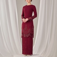 HIJABISTAHUB DARIYA KURUNG Baju kurung moden plain lace beaded baju tunang nikah baju raya 2026