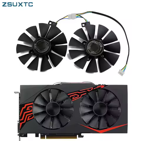 87MM FDC10U12S9-C P106-100 GTX1060 GTX1070 GPU Fan，For ASUS AREZ RX 470 570 580 SI EXPEDITION OC Vid