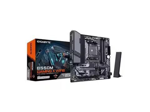 GIGABYTE B550M GAMING X WIFI6 AM4 Micro ATX Motherboard