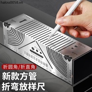 Scribing Tool Planning Square Tube Folding Round Ruler Square Steel Folding 90 Degree 45 Degree Arc 