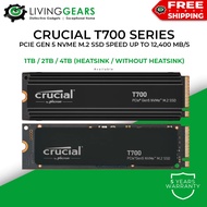 Crucial T700 SERIES M.2 PCIE NVME GEN5 SSD PC Desktop & Notebook ( 1TB / 2TB / 4TB )