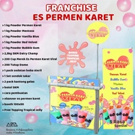 Paket Usaha / Franchise Es Permen Karet Viral