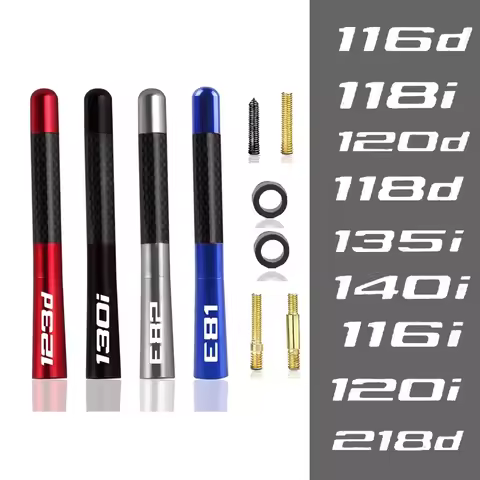 Carbon Fiber Car Radio Aerial Antenna Styling for BMW E81 E82 E87 E88 F20 F21 F40 F52 114d 114i 116d