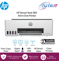 HP Smart Tank 520 All-in-One Printer (Print, Scan, Copy) Support Windows Only/ HP 580 Smart Ink Tank All-in-One Printer - Print / Scan/ Copy/ Wireless)(Window &amp; Mac)