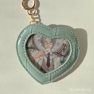 Heart-shaped Badge Storage Bag Creative Heart Badge Bag Anime Peripheral Medal Hanging Bag