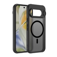 Skin Matte Mangetic Case for Google Pixel 10 9 Pro XL 9A 8A 7A 6A 8 Pro Casing 2-IN-1 TPU+PC Shockpr