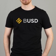 T-shirt BUSD Binance crypto portable coin USD Cotton t-shirt