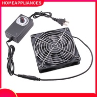 Quạt Tản Nhiệt Chó Mèo Quạt Làm Mát Gắn Chuồng-Quạt Thông Gió Hình Vuông 12CM Kèm Bộ Điều Tốc 1200RP