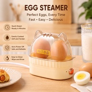 Mini Egg Steamer 2 Egg Electric Cooker Auto Shut Off Breakfast Maker