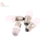 KOPA 5Pcs E10 Led Bulb E10 3V 6V 12V 24V Instrument Bulb E10 Indicator Bulb Old Fashioned Flashlight