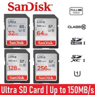 SanDisk Ultra SD Card SDHC/SDXC 32GB 64GB 128GB 256GB 120mb/s Full HD UHS-I Class 10 Memory Card Cam