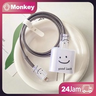 IPHONE Charger Protector 20wiphone Set of 5 Items Cable & Charger Head Protective Cover Package for 