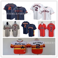Same Day DeliveryHouston Astros Houston Astros Jersey No. 2 Bregman Sports Baseball Uniform Men