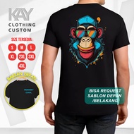 DISTRO T-SHIRTS COOLmonkey CUSTOM ANIMAL TOP T-SHIRTS DTF SCREEN PRINTING/ UNISEX T-SHIRTS FOR MEN &