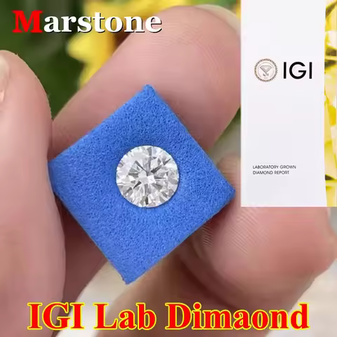 IGI Lab Diamond 0.3ct 0.4ct 0.5ct 0.6ct 0.7ct 0.8ct 0.9ct 1ct DEF VS-VVS CVD HPHT IGI GIA Certificat