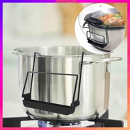 [Predolo2] Stainless Steel Slow Cooker Lid Holder, Kitchen Storage Rack Easy to Clean Kitchen Space Saving Pot Lid Stand for Counter Countertop