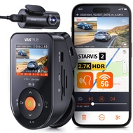 Vantrue S1 Pro กล้องติดรถยนต์ 2 กล้อง 2.7K+1080P STARVIS 2 vision กลางคืน GPS WiFi การควบคุมด้วยเสีย