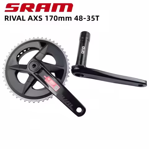 Sram RIVAL AXS DUB 12Speed Crankset 107BCD Road Bike 165MM 170MM 172.5MM Crankarm 46-33T 48-35T Chai