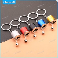 Mini Turbo Turbocharger Keychain Car-styling Keyring Gear Gearbox Pendant Keychain Stick Knobs Keyri