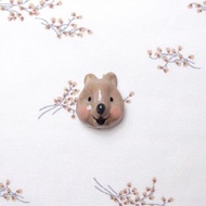 澳洲短尾矮袋鼠 Quakko 胸針 胸章 徽章卡 領針 飾品 卡飾品