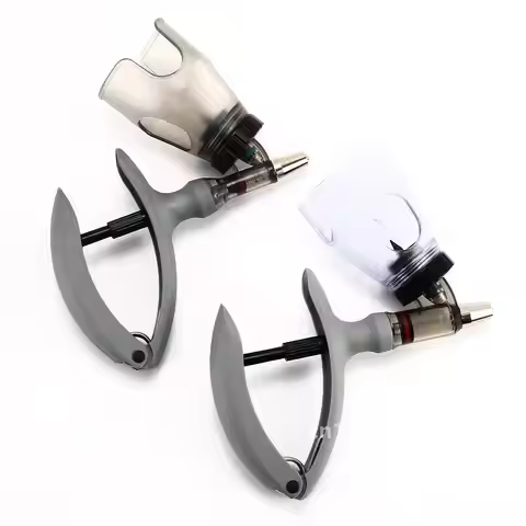 1 Pc 2/5ml Poultry Automatic Syringe With Scale Adjustable Continuous Animal Injector Vaccine Inject