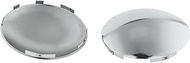 Semi Truck Hub Cap Cover - 6 Uneven Notched Dome - Premium 304 Stainless Steel Mirror Finish- for Fr