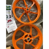 Rapido Honda RS150R 6 Legs Sport Rim Model 666 *215/350*size（COLOR ORANGE ONLY）