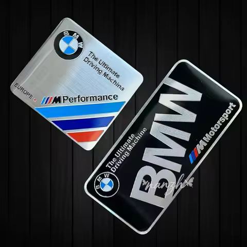 Car Modification Side Emblem Fender Motorcycle Decal Accessory For BMW X1 X5 F15 X6 F16 G30 7 Series