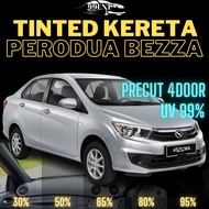 Tinted Bezza Potong Panas UV99% / Tinted Perodua Bezza 4 Pintu Siap Potong / Tinted Bezza / Tinted P