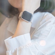 minio｜Apple Watch New 2.0官方認證客製晶片防水矽膠悠遊卡錶帶 42/44/45/49mm 星光白