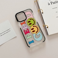 《KIKI》Air cushion protection Phone Case for iphone 15 15pro 15promax 15plus 14 14pro 14promax 13 13pro 13promax 12 12promax Smiley tags cute case for iphone 11 11promax x xr xsmax 7+ cute phone case INS style popular Anti-drop anti-skid girl phone case