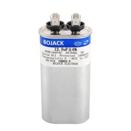 BOJACK 12.5 uF ±6% 12.5 MFD 370V/440V CBB65 Oval Run Start Capacitor for AC Motor Run or Fan Start a