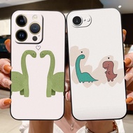 Cute cartoon dinosaur case for iPhone 17 16 15 14 13 12 11 8 7 6 6s 6p 7p 8p 6g 7g 8g Pro Max XR