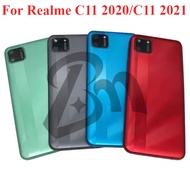 For OPPO Realme C11 2020/2021 Back Battery Cover Rear Panel Door Housing Case Repair Parts