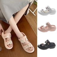 EVA TikTok Viral Summer Women Platform Sandals Korean Fashion Beach Kasut Cute Perempuan Tumit Tinggi (7)