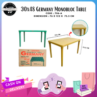 [NEW] [STOCKS] 706 GEMANY 30X48 MONOBLOCK TABLE  / MONOBLOCK TABLE / TABLE / DINING TABLE #TABLE #LE