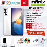 INFINIX HOT 12 NFC 6/128 GB GARANSI RESMI INFINIX INDONESIA