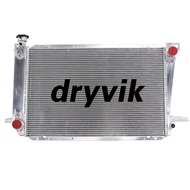 Aluminum 3 Row Radiator For 1985-1997 Ford Bronco F-150 F-200 F-250 F-350 5.0L 5.8L V8 Automatic Tra