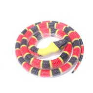 Children Rubber Snake Toy Snake Simulation Tricky Scary Toy Creative Soft Rubber Snake Stall Toy Fie