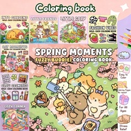 Coloring Book, Spooky Cutie Featuring Adorable Creepy Creatures Graffiti Painting Book,Spooky Cutie 