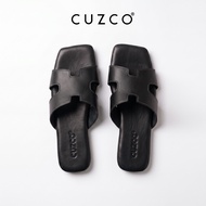 CUZCO sandals black flat sandals