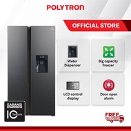 Hot Sale POLYTRON Kulkas 2 Pintu Side By Side Inverter New Belleza PRS