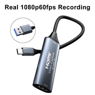 4K Type-C Video Capture Card 1080p 60fps USB 3.0 USB-C HDMI Video Recording USB2.0 Grabber for PS4 L