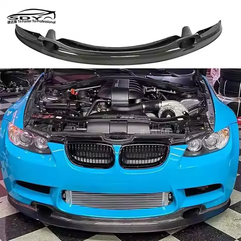 E92 E93 M3 GT4S Style High Quality Carbon Fiber Front Lip Front Bumper Lip Front Separator for BMW E