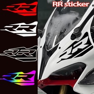 RR Sticker for  QJMOTOR SRK 450RR  CBR1000RR   S1000RR RR150 Modenas Ninja ZX25RR Sticker Modificati