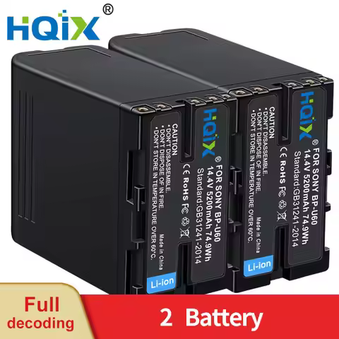 HQIX for Sony PMW-EX1 F3 F3K EX280 300K1 PXW-X200 X160 FS5K X28 X180 FS5M2 FS7K FS7 Z190 Game BP-U60