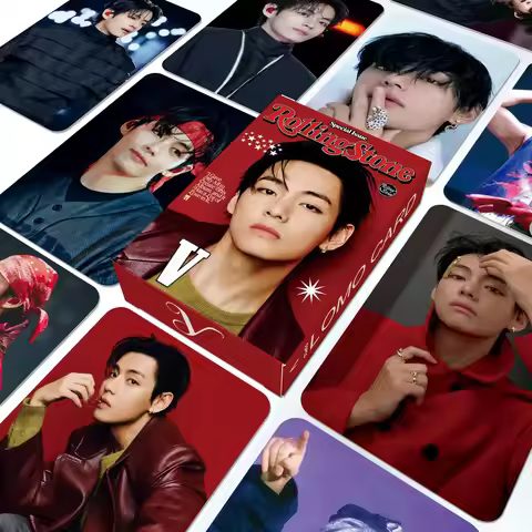 Hot 55Pcs BTS Lomo Cards New Album Photocards V JK Jimin Jin Jhope Suga RM Collection Cards For Fans