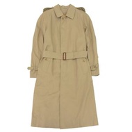 Burberry 復古兩用風衣，狀況極佳，帶有 Nova 格紋襯裡和內襯，米色，尺寸 170，男士。